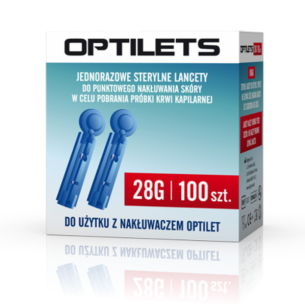 Lancety OPTILETS 100 szt. - DIAGNOSIS