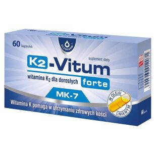 K2-Vitum forte 75mcg x 60 kapsułek - OLEOFARM