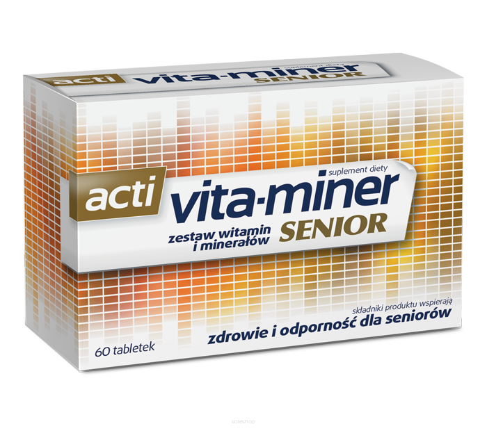 Vita-miner Senior x 60 drażetek