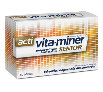 Vita-miner Senior x 60 drażetek