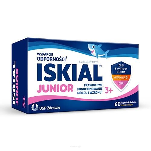 ISKIAL Junior, 60 kapsułek do żucia