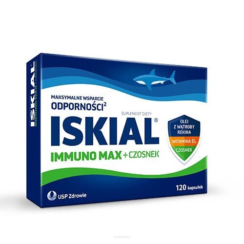 Iskial Max + Czosnek 120 kapsułek - USP