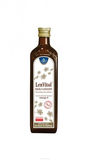 Olej lniany budwigowy 500ml OLEOFARM
