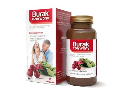 Burak czerwony x 120 tabletek 