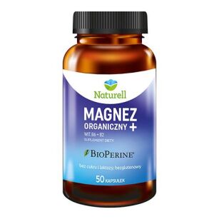 NATURELL Magnez Organiczny+, 50 kapsułek