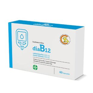 DiaB12 Wit. B12 + kwas foliowy 60 kapsułek