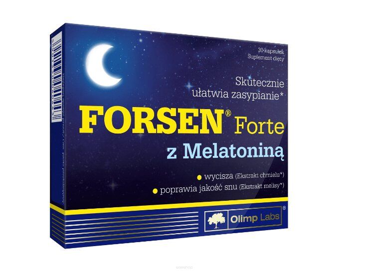 Olimp Forsen Forte z melatoniną 30 kapsułek - OLIMP