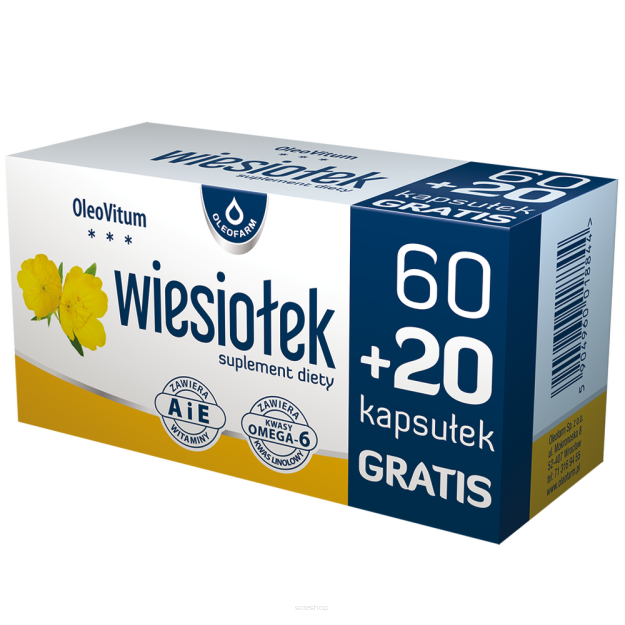OleoVitum - Wiesiołek, 80 kapsułek