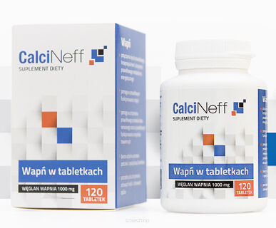 Calcineff tabletek 0,4 g Ca2+ 120 tabletek  - LABOR