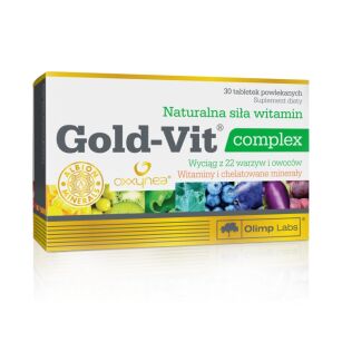 Olimp Gold-Vit complex tabletek powl. 30 tabletek  - OLIMP