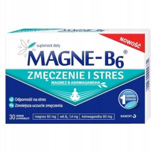 MAGNE-B6 ZMĘCZENIE I STRES 30 TABLETEK