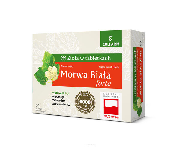 Morwa Biała forte tabletek 60 tabletek colfarm