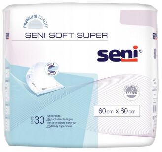 Podkłady higieniczne SENI SOFT 60x60 30 sztuk - TORUŃSKIE