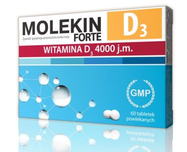 Molekin D3 Forte 4000j x 60 tabletek  - N.P.ZDROVIT