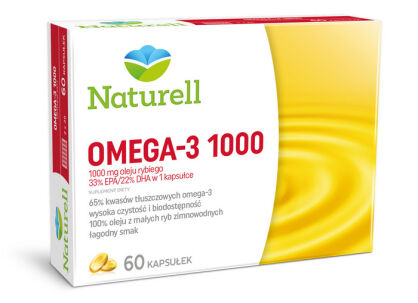 NATURELL Omega-3 1000 x 60 kapsułek - USP
