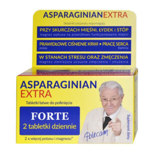 Asparaginian Extra x 50 tabletek UNIPHAR - UNIPHAR