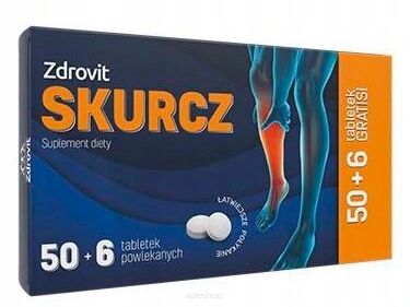 ZDROVIT SKURCZ 50 TABL + 6 TABL GRATIS 