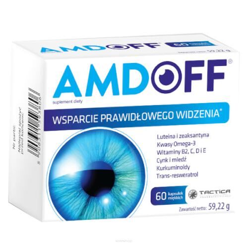 AMDOFF Prawidłowe widzenie, luteina