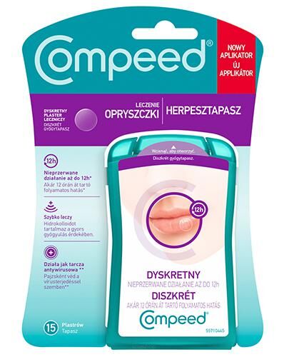 Compeed Dyskretny plaster na opryszczkę x15sztuk - LABORATOIRE
