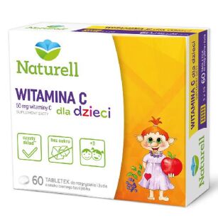 Witamina C dla dzieci, 60 tabl. Naturell