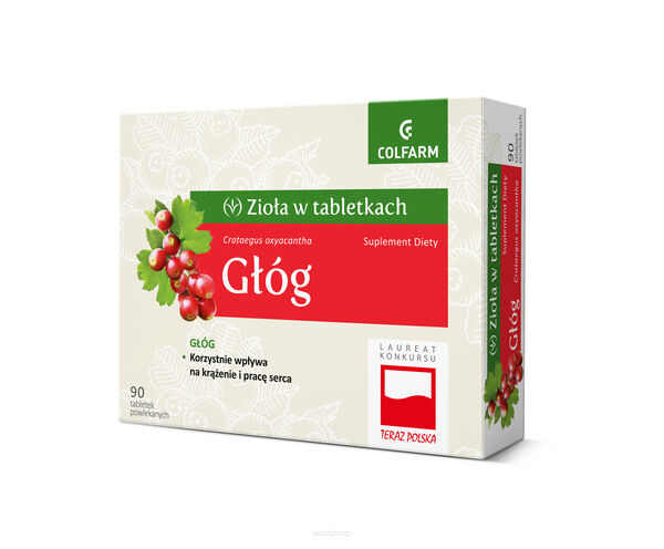 Głóg x 90 tabletek COLFARM