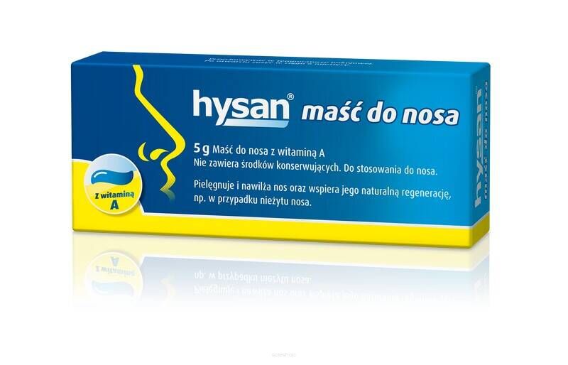 Hysan maść do nosa x 5 g - URSAPHARM