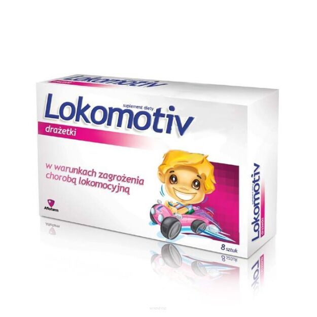 Lokomotiv x 8 drażetek