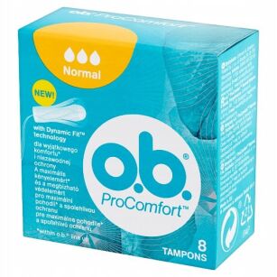 Tampony higieniczne OB ProComfort Normal 8 sztuk - JOHNSON