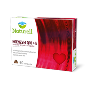 Naturell Koenzym Q-10+E, 60 kapsułek