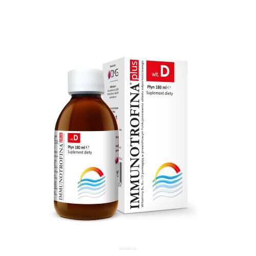 Immunotrofina Plus witamina D płyn, 180ml