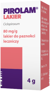 PIROLAM LAKIER LECZNICZY 8% 4G