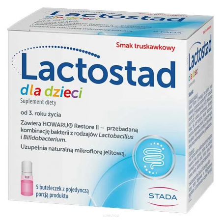 Lactostad dla dzieci 5 buteleczek po 7ml