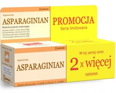 Asparaginian  50 + 50 tabletek