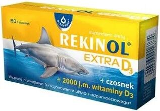 Rekinol D3 Extra 60 kapsułek