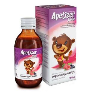 APETIZER Junior Syrop malin-porzecz.100ml - AFLOFARM