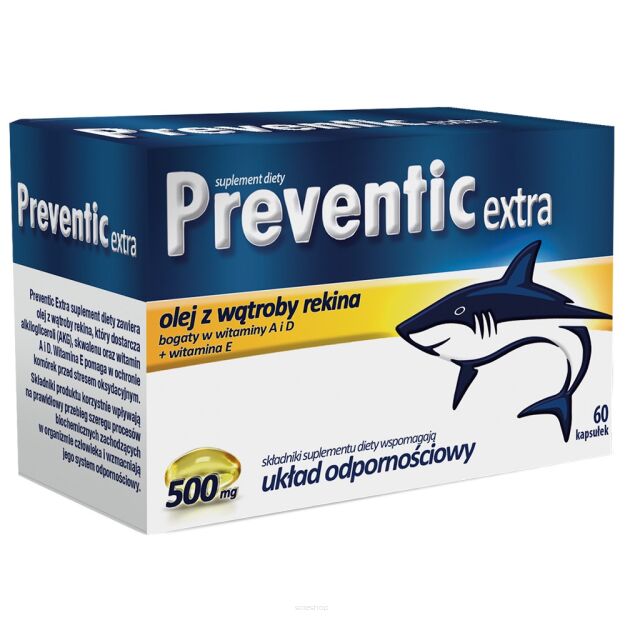 Preventic Extra 500mg x 60 kapsułek
