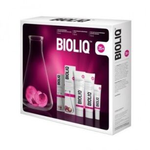 BIOLIQ 35+ ZESTAW CERA MIESZANA Krem pod oczy, 15 ml + Krem intensywnie odbudowujący na noc, 50 ml + Krem przeciwdziałający procesom starzenia na dzień, 50 ml