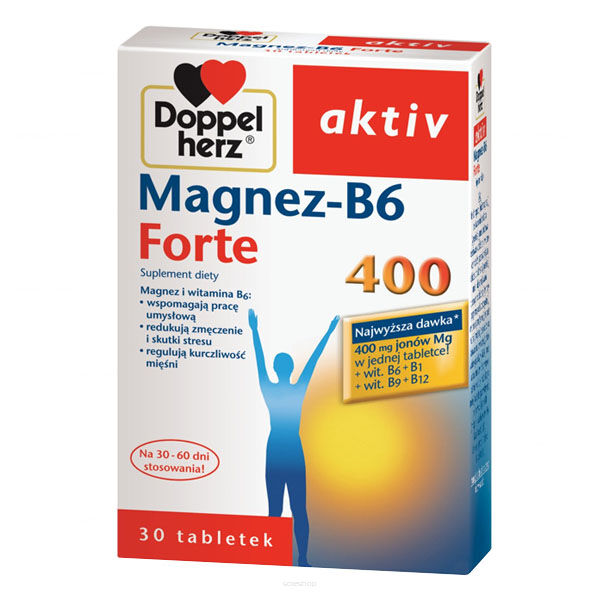 DH Aktiv Magnez B6 Forte x 30 tabletek - QUEISSER
