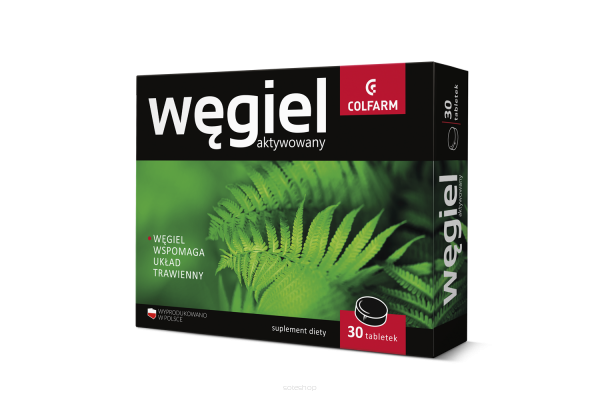 WĘGIEL AKTYWOWANY 30 TABLETEK