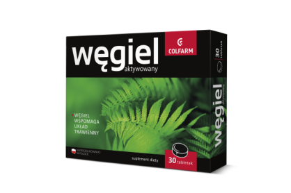 WĘGIEL AKTYWOWANY 30 TABLETEK