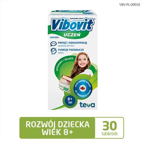 Vibovit Uczeń Witaminy + Żelazo tabletek dossa