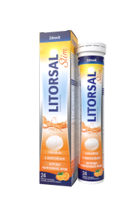 Zdrovit Litorsal Slim smak pomarańczowy 24 tabletek musujących