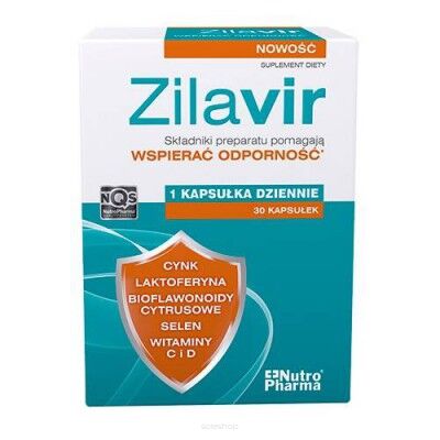 Zilavir x 30 kapsułek - NutroPharma
