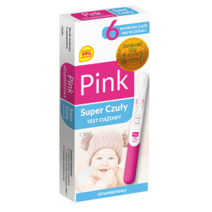 Test ciążowy Pink Super Czuły strum. x 1szt.